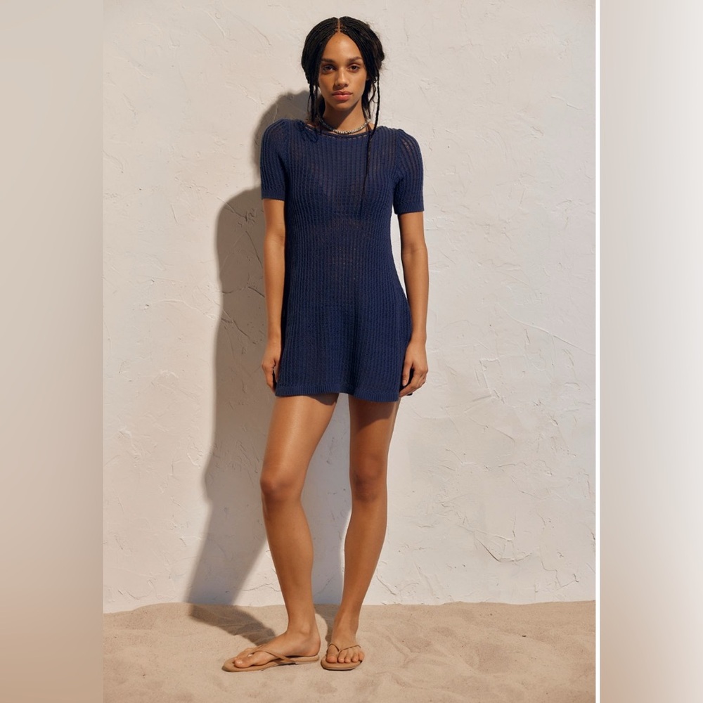 FREE PEOPLE Dina Sweater Mini Dress